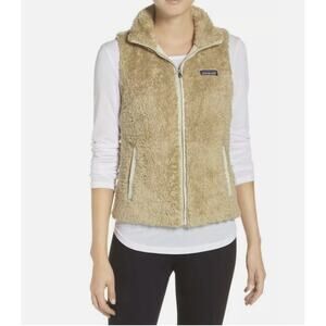 Patagonia Women's Los Gatos Fleece Vest Tan Cream size S